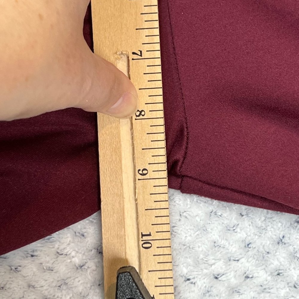 Lucky Brand Burgundy Leggings Size XL - Picture 10 of 12
